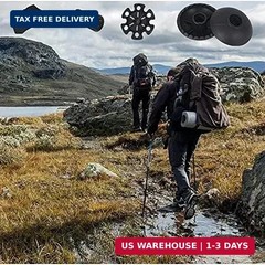 Walking Stick Tips Rubber 4pcs Trekking Pole Tips Replacement- Rubber Feet for H