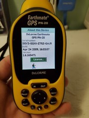 DELORME RUGGED EARTHMATE PN-20 12-CHANNELS GPS NAVIGATOR WAAS-ENABLED NOAA HIGH