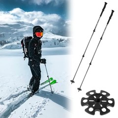 6pcs Ski Pole Baskets Replacement, Snow Baskets for Trekking Poles Walking