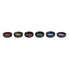 Essential 6pcs Telescope Filters for Astronomical Observation with Storage Box