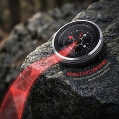 Mini Watch Band Compass Removable Outdoor Camping Hiking Survival Navigation Too
