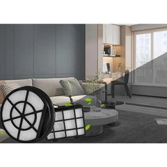 Filter Screen for Bosch BBZ152EF Vacuum Cleaner 15.8 x 5cm Black White