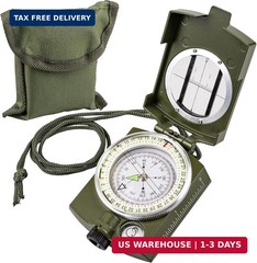 Compasses，Hiking Compass for Survival with ，Waterproof Durable and Pocket-SizedT