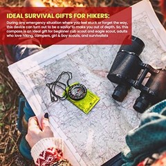 Orienteering Compass – Advanced Scout Compass for Hiking, Camping, and Green