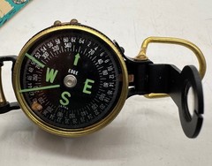 Vintage Lensatic Compass Model 14822 w/ Original Box Land Water Navigation