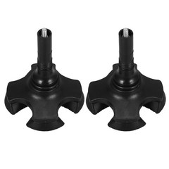 2 Pcs Non-slip Crutch Feet Tip Cane Replacement Tips Walking Walker Pads for