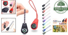 Durable Mini Compasses for Kids, 10-Pack with Nylon Straps for Easy Carrying