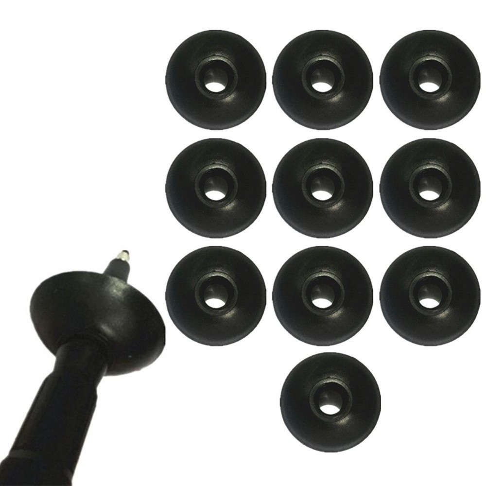 10pcs Trekking Pole Mud Guards Plastic Anti Slip Design for Stability on Trails