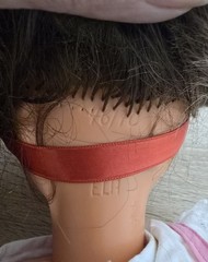 Vintage ELA doll, 42 cm, talking doll, made in Germany, sleeping eyes, very…