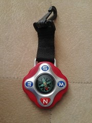 Pocket Clip Map Scale Compass Pocket Outdoor Hiking Guider Survival Navigation