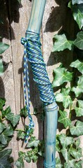 57″ – Bamboo – Walking Hiking Trekking Stick/Staff – Paracord Grip & Strap – #31