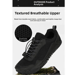 Lightweight Hiking Shoes Unisex Slip Resistant Rubber Sole EU 36 to 46 Sizes