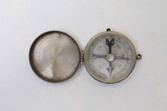 Vintage PIC Brass Compass – With Lock and Direction Arrow – Made in Germany