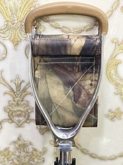 Golf,Hunt,Shoot,Walk,Hike,Polo Umbrella Seat Stick With Camouflage Fabric Seat.
