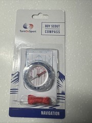 Boy Scout Hiking Compass TurnOnSport | Orienteering Compass for Kids Map Navi