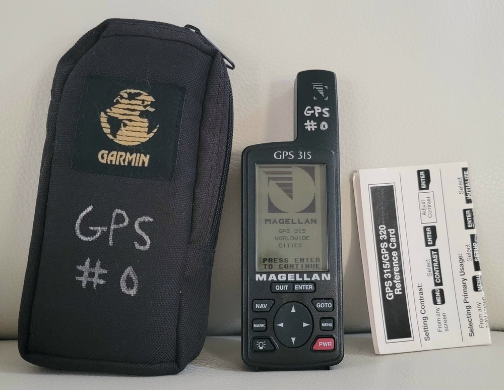 MAGELLAN GPS 315 Handheld 4″ LCD Screen- Fishing Hunting Camping Boating Hiking