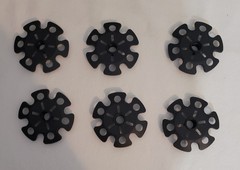 Trekking Pole Snow Basket Replacement 6 Pack for Hiking Walking Stick