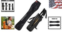 Portable Trekking Pole Carrying Bag Storage Bag Pouch with Zipper for Walking…