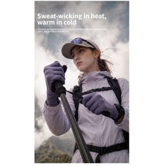 For Men’s Lightweight Merino Wool Gloves for Outdoor Activities All Season
