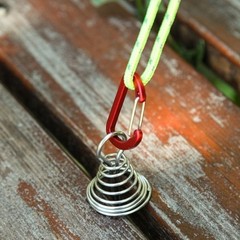 AYXSEE Outdoor Tent Pegs 11 x 3.3cm and 11 x 4.5cm Aluminum Stainless Steel Red