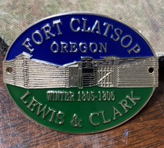 Fort Clatsop Oregon Lewis And Clark Hiking Staff Stick Medallion NEW