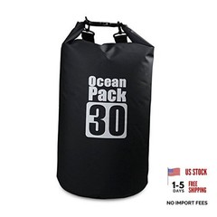 Dry Sack/Floating Waterproof Bag 2L/5L//20L/30L for Boating, 10L Black