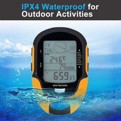 Multifunction Digital Altimeter, Waterproof Handheld GPS Navigator Tracker with