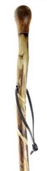 SE Natural Wood Walking Stick with Hand-Carved Spiral Design and Knob Top, 55″ –