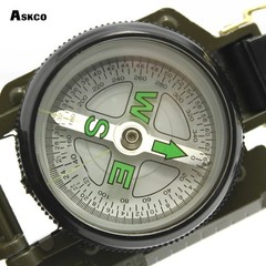 Military Lensatic Compass Aluminum Alloy Folding Camping Hiking Navigation Compa