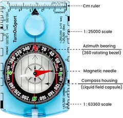 Advanced Outdoor Compass for Backpacking – Essential Survival Tool for All Ages