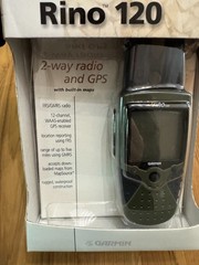 NEW – Garmin Rino 120 Handheld Hiking GPS Navigator 2-way Radio