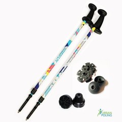 New Urban Poling Activator Moda Fitness Exercise Assisted 2-Piece Walking Poles
