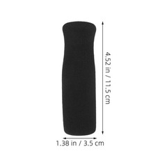 8Pcs Lightweight Foam Walker Hand Grips Cushions Easy Install Black Replacement