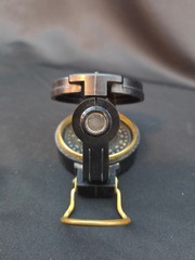 Japan Engineer Directional Compass Lensatic Black Scouting Hiking Vintage