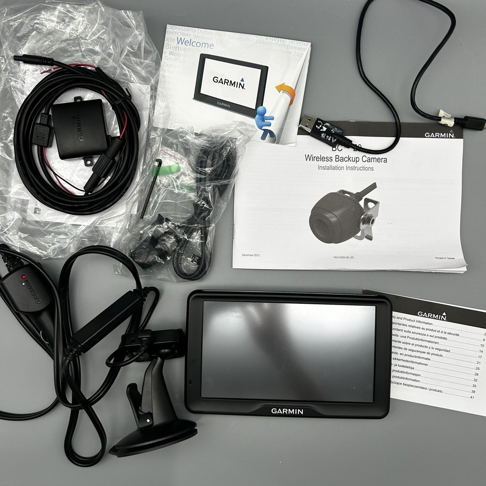 Garmin NUVI 7 Inch 2798LMT GPS Bluetooth Bundle Backup Camera – Tested Works