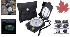 Rugged Military Compass – Accurate Lensatic Sighting – Portable – Waterproof