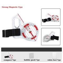 VIGOR Thumb Compass for Map Reading – Multifunction Navigation Compass with Rule