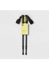 ALL IN MOTION 2PK ADJUSTABLE TREKKING POLES: ALUMINUM, RUBBER HANDLES – BLACK