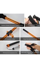 1 Piece Elements Players Ultra Strong 7075 Aluminum Trekking Poles for Hiking