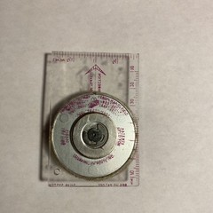 Vintage Liquid Free Dry Silva System Pocket Compass La Porte Indiana Directional