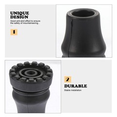 Trekking Pole Protector 2Pack Rubber Anti Slip for Hiking 1.9X1.5X1.5in