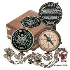 Army Gift, U.S Army Military for Men and Women, Engraved Army Army Wooden Box