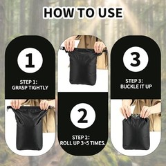 Dry Bag Waterproof 3 Pack Lightweight Dry Sack, 6L&10L&20L Outdoor 3 Colors