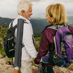 2Pcs Black Oxford Cloth Trekking Pole Carrying Bag for Hiking Alpenstock Storage