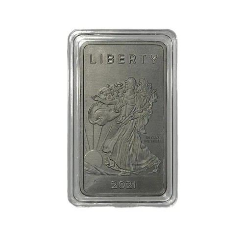 1 oz .999 Niobium Walking Liberty Bar