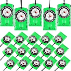 Geiserailie Acrylic Orienteering Hiking Compass Navigation Backpacking 20