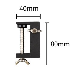 Camping Lantern Stand Clip For Light Pole Table Desk Clamp Holder Aluminum