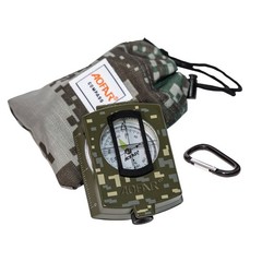 Military Compass And Fire Starter Af4580/381 Lensatic Sighting Survival Kitwater