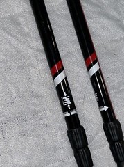 Pair of 2 Trekking Walking Hiking Sticks Anti-shock Adjustable Hitorhike Classic