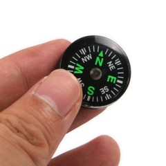 10Pcs 25mm Mini Liquid Filled Button Compass for Outdoor Sport Hiking Camping